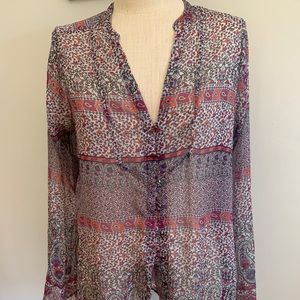 Converse Long Sleeve Sheer Boho Kimono